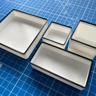 Khay Gridfinity gắn nam châm bên trong (Internal Magnet Bins)