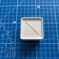 Khay Gridfinity giữ dao cạo (Scraper) Creality 1x1x6 - Thumbnail 4