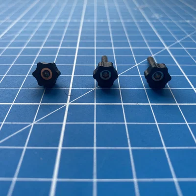 Adapter thumb screw đầu cap cho bu-lông metric (Cap head thumb screws)