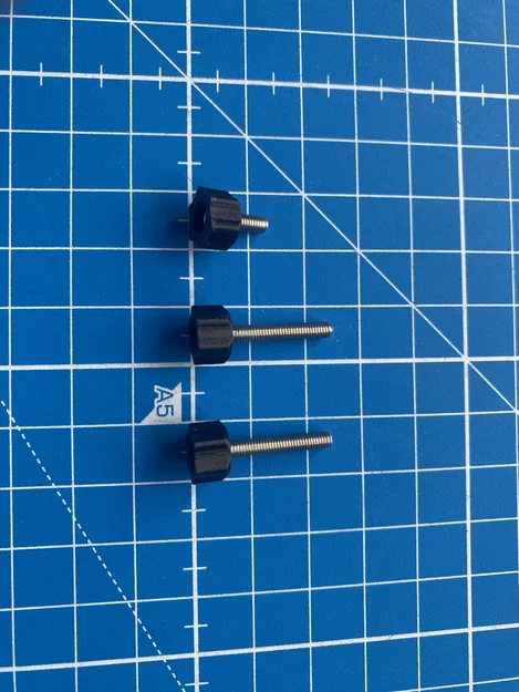 Adapter thumb screw đầu cap cho bu-lông metric (Cap head thumb screws) - Image 3