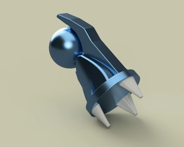 Mô hình Pokemon Beldum (Tanhel) in 3D với phần đầu linh hoạt - Image 2
