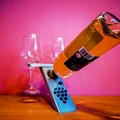 Giá đỡ chai rượu vang 3D độc đáo kèm kệ treo ly sang trọng - Thumbnail 1