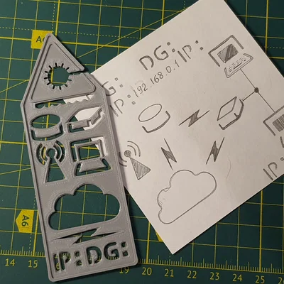 Thước Vẽ Sơ Đồ Mạng Network Diagram Template In 3D Tiện Dụng