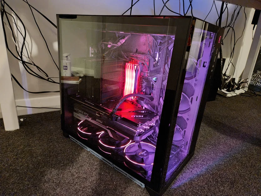 Ống dẫn gió dưới case cho Lian Li O11 & đa số case gắn fan đáy 120mm - Image 2