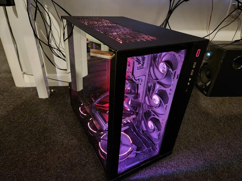 Ống dẫn gió dưới case cho Lian Li O11 & đa số case gắn fan đáy 120mm - Image 4