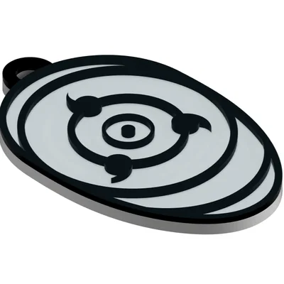 Móc khóa mặt nạ Obito Naruto (Llavero Máscara Obito) in 3D