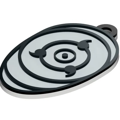 Móc khóa mặt nạ Obito Naruto (Llavero Máscara Obito) in 3D