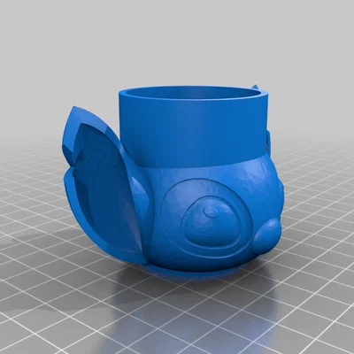 Mô hình hộp đựng bút Stitch dễ thương in 3D