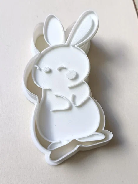 Khuôn cắt bánh quy hình thỏ Phục Sinh đáng yêu (Easter Bunny) - Image 2