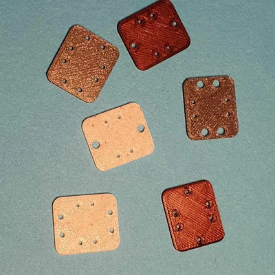 Bệ gắn nút nhấn 12x12mm (12x12mm push button mount)