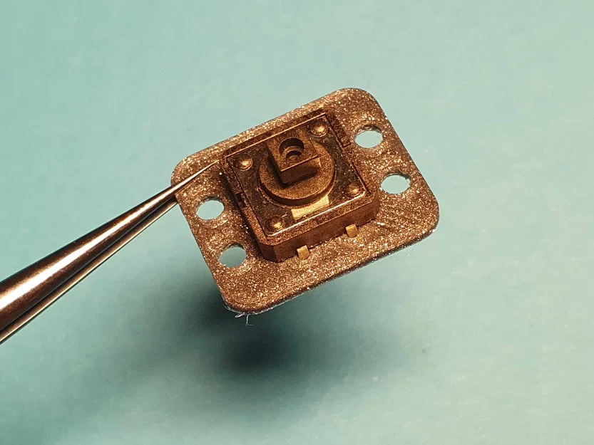 Bệ gắn nút nhấn 12x12mm (12x12mm push button mount) - Image 3