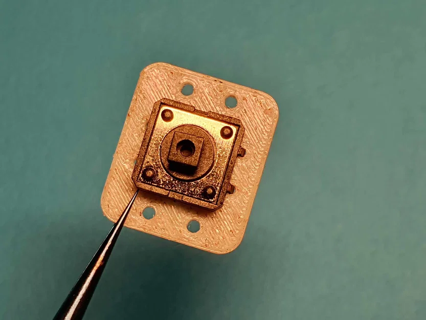 Bệ gắn nút nhấn 12x12mm (12x12mm push button mount) - Image 5