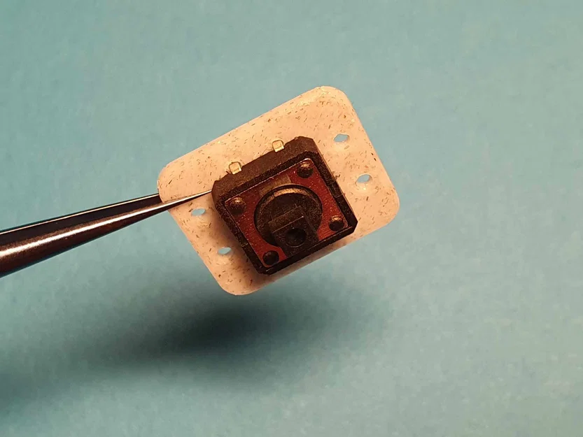 Bệ gắn nút nhấn 12x12mm (12x12mm push button mount) - Image 7