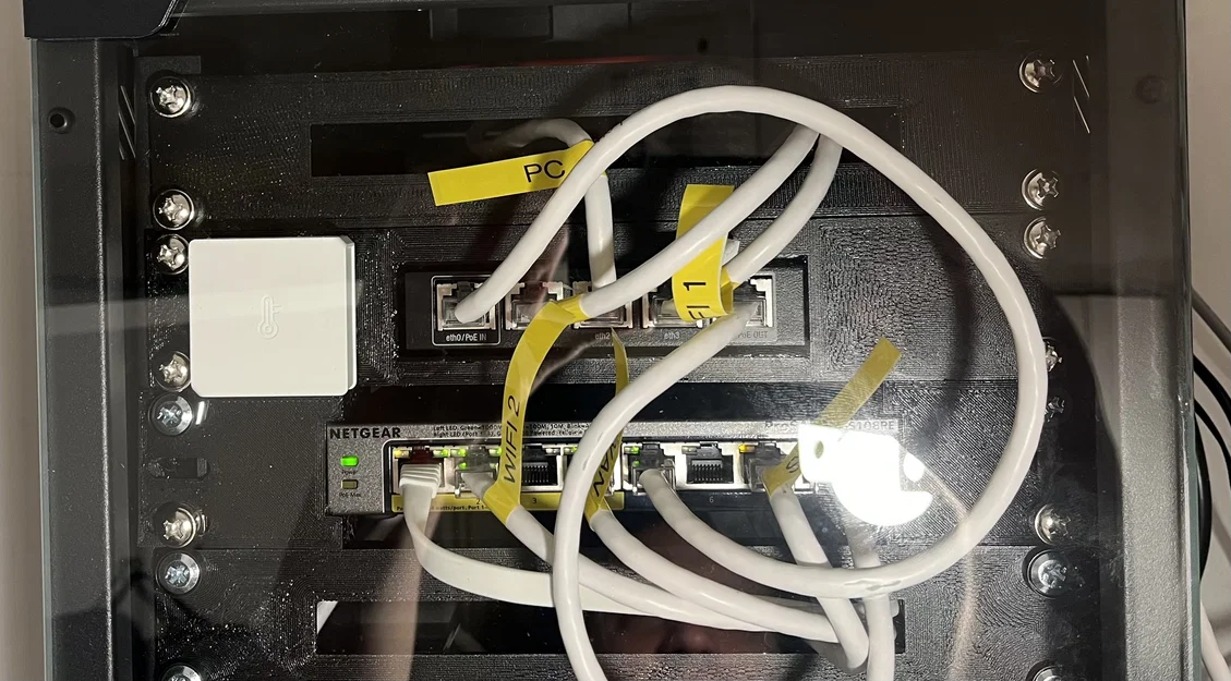 Giá gắn Rack 10 inch cho Ubiquiti EdgeRouter X - In 3D chuyên nghiệp - Image 1
