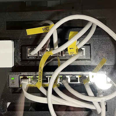 Giá gắn Rack 10 inch cho Ubiquiti EdgeRouter X - In 3D chuyên nghiệp