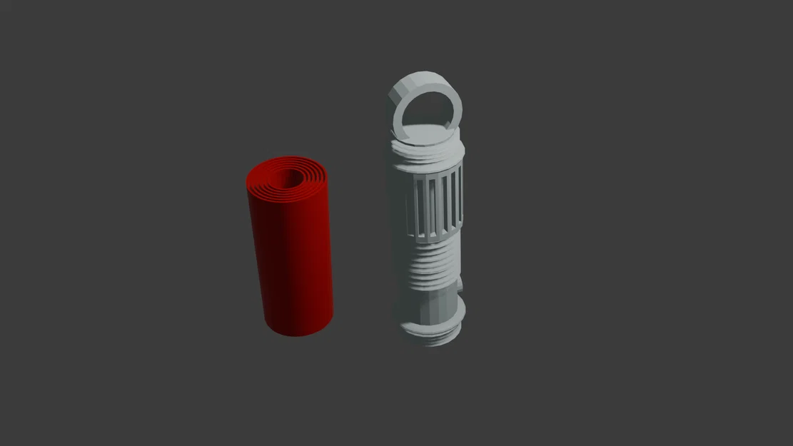 Móc khóa kiếm ánh sáng Star Wars Lightsaber mini in 3D - Image 1
