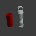 Móc khóa kiếm ánh sáng Star Wars Lightsaber mini in 3D - Thumbnail 1