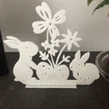 Mô hình trang trí 2 chú thỏ Phục Sinh xinh xắn cho ngôi nhà của bạn - Thumbnail 2