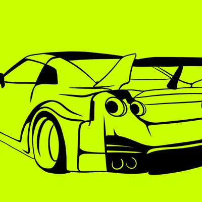 Tranh treo tường 3D hình siêu xe Nissan R35 GTR cực đẹp