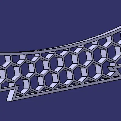 Giá đỡ cuộn nhựa in 3D phong cách Hexagon độc đáo