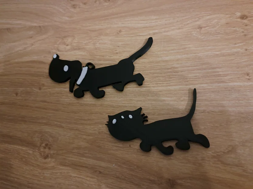 Takkie và Siepie (Chó & Mèo) – mẫu in 3D - Image 2