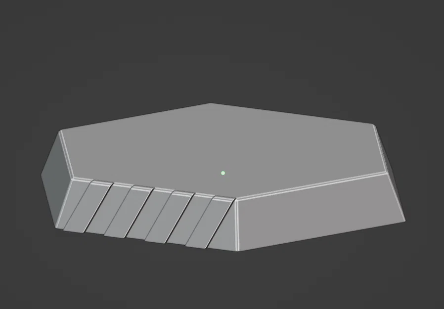 Đế Hex 30mm kèm vạch hazard stripes cho Battletech, v.v. - Image 1