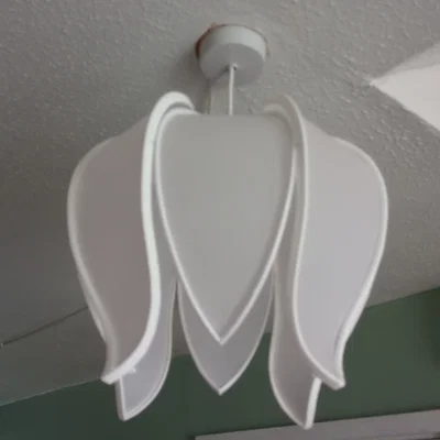 Chụp đèn trần hoa súng (Water lilly ceiling lamp shade)