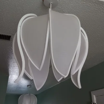 Chụp đèn trần hoa súng (Water lilly ceiling lamp shade)