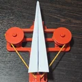 Bộ phóng máy bay giấy bằng dây thun (Rubber band paper plane launcher) - Thumbnail 1