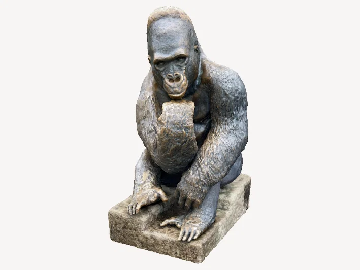 Bản Quét Ảnh Tượng Gorilla (Gorilla Statue Photo Scan) - Image 1