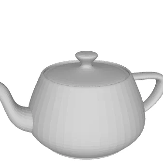 Mô hình ấm trà mini trang trí decor 3D đẹp mắt
