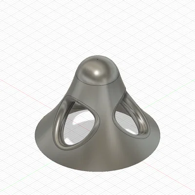 Nón kê đồ sơn (Paint Cone) in 3D nhanh, không cần hỗ trợ
