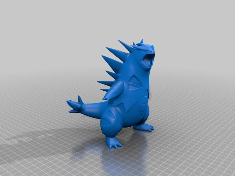 Mô hình Tyranitar Pokemon in 3D liền khối chất lượng cao - Image 1