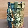 Castle Grayskull Pencil Holder (remixed) - Ống cắm bút - Thumbnail 2