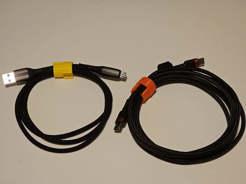 Kẹp cáp tròn (Round cable clips) in 3D - Image 1