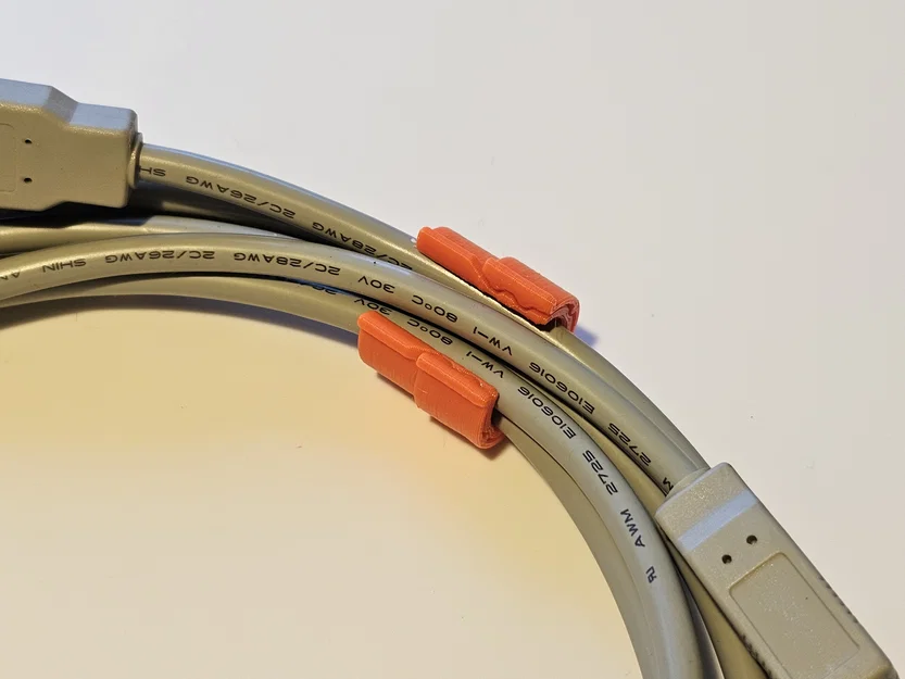 Kẹp cáp tròn (Round cable clips) in 3D - Image 4