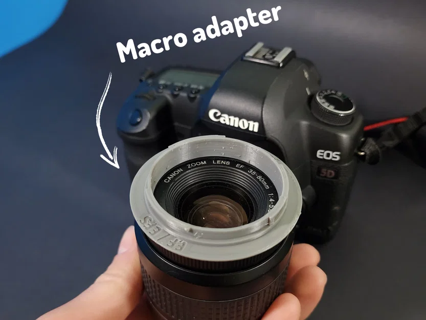 Adapter Macro cho Ống Kính Canon - 52mm - Image 1