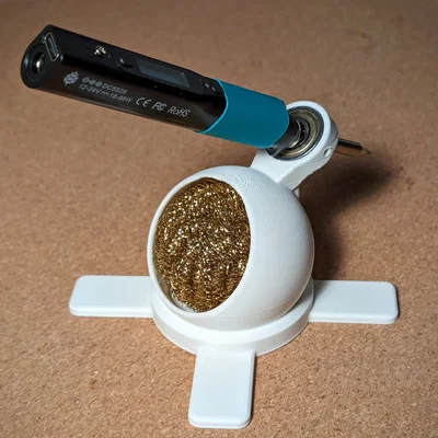 Trạm hàn & khay brass wool cho Pinecil/TS100