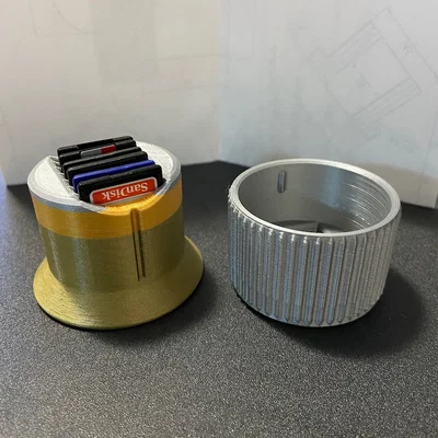 Khay đựng thẻ SD (SD Card Holder) dạng núm vặn volume