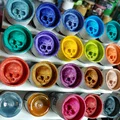 Khuôn mẫu đầu lâu 3D (Skull Swatch) cho sơn mô hình Vallejo - Thumbnail 1