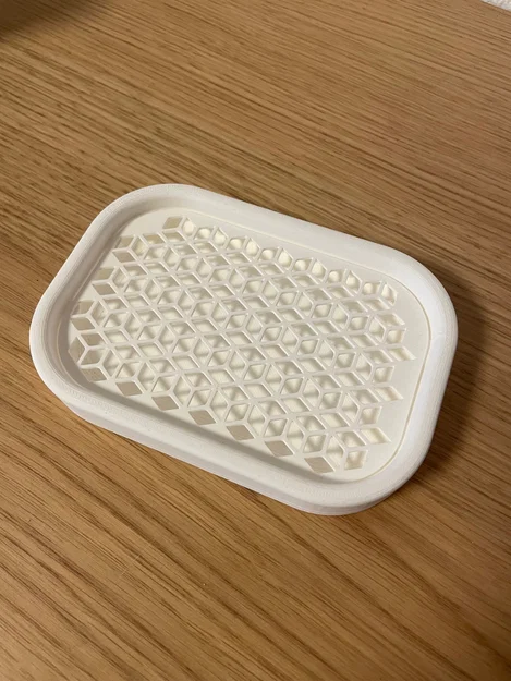 Khay đựng xà phòng 3D thông minh thiết kế tổ ong - Image 3