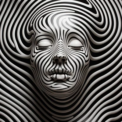 Ảo ảnh tranh Hueforge Dreaming Cleopatra