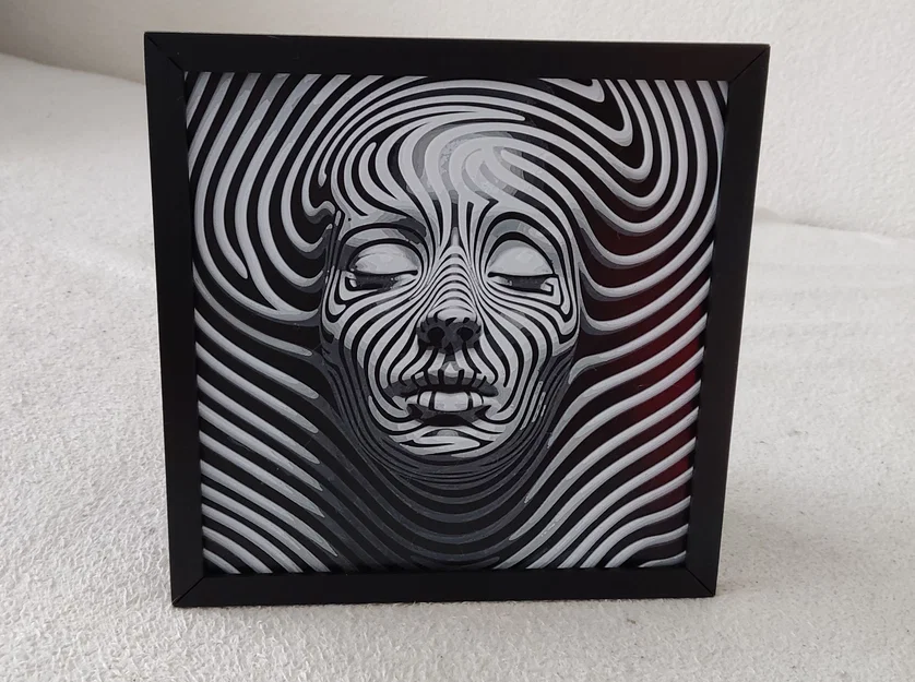 Ảo ảnh tranh Hueforge Dreaming Cleopatra - Image 2