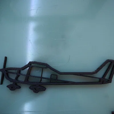 Mô hình trang trí tường máy bay Cessna 172 (Wall Art)