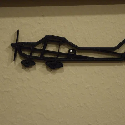 Mô hình trang trí tường máy bay Cessna 172 (Wall Art)