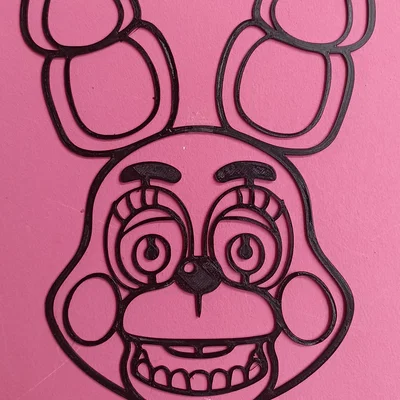 Bộ mô hình treo tường 3D các nhân vật Five Nights At Freddys