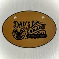 Bảng hiệu trang trí 3D Dad's Garage cho ngày của cha - Thumbnail 1