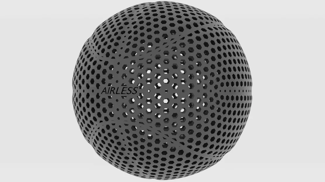 Airless Basketball Gen1 (Showcase Model) – Bóng rổ Airless trưng bày - Image 1