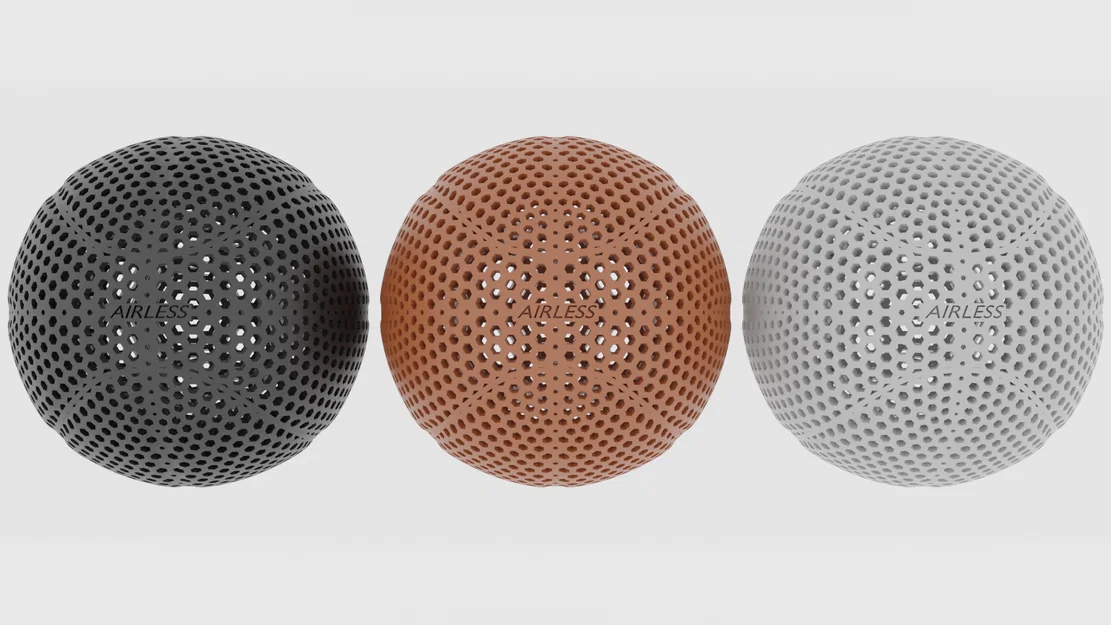 Airless Basketball Gen1 (Showcase Model) – Bóng rổ Airless trưng bày - Image 3