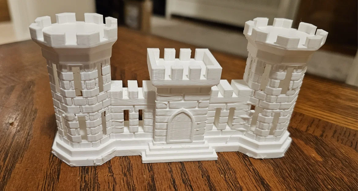 Mô hình lâu đài biểu tượng US Army Engineer Castle in 3D - Image 1